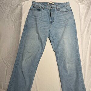Madewell 1991 Athletic Straight Jean Size 31